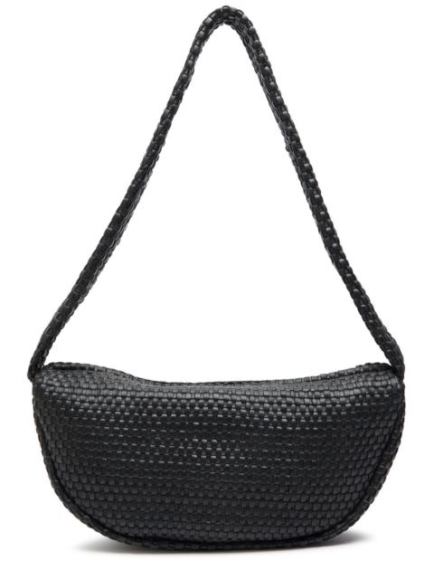 ST. AGNI ST. Agni Latice Weave Crescent Leather Shoulder bag