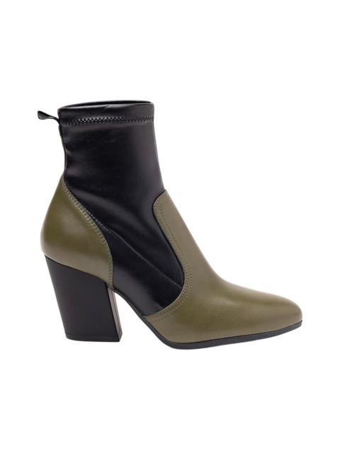 HOGAN Hogan 80mm Two-Tone Leather Boot