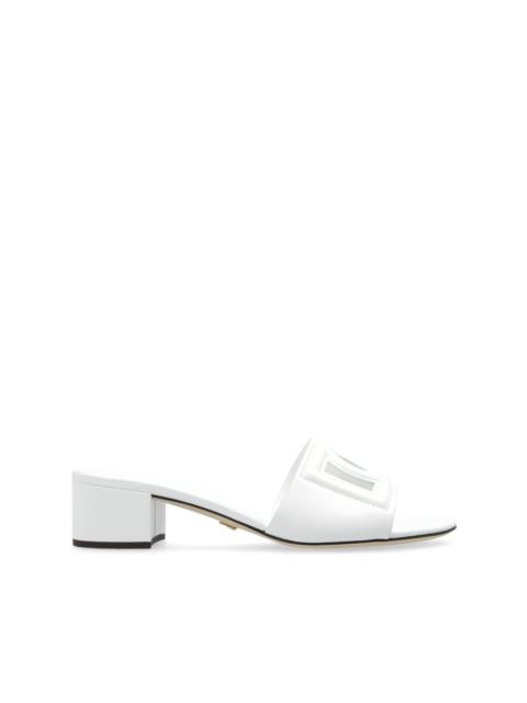 Dolce & Gabbana logo-embossed mules