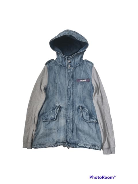 Hysteric Glamour Punk!!! Moussy Cylinder Denim Hoodies