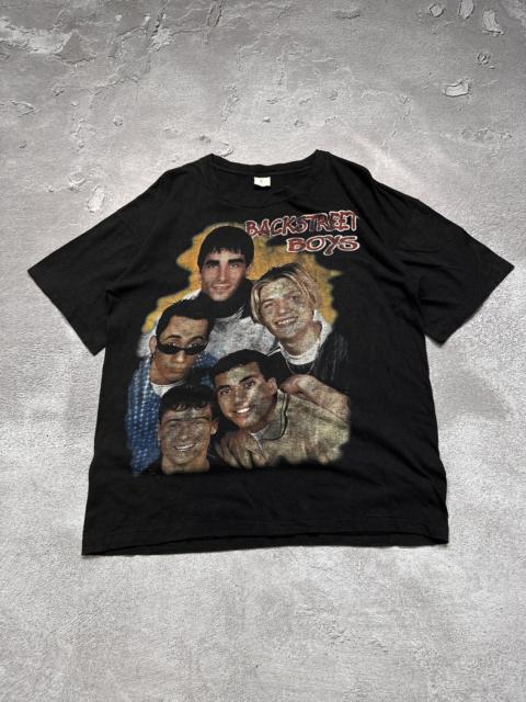 Other Designers Band Tees - Vintage 90s Backstreet Boys Single Stitch Overprint T-Shirt