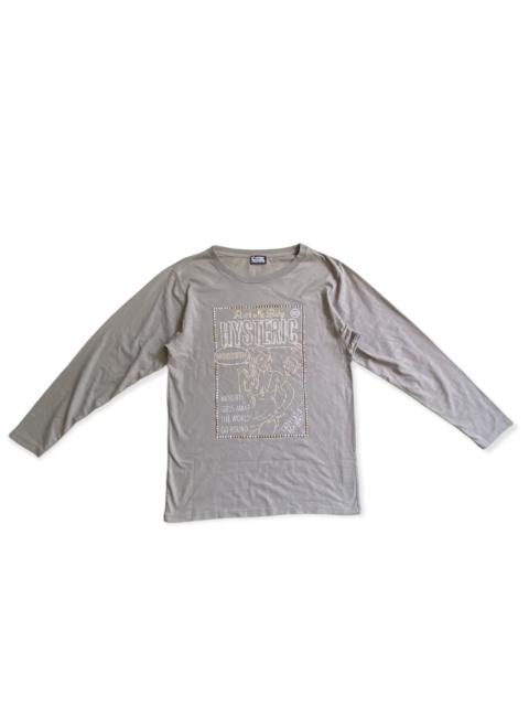 Hysteric Glamour Hysteric Glamour Stud Embellish T Shirt