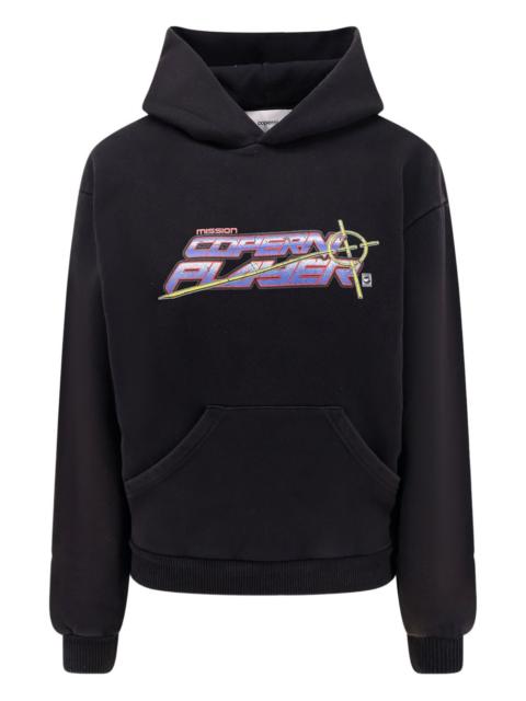 COPERNI logo-print kangaroo-pocket hoodie