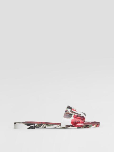 Dolce & Gabbana Rubber beachwear sliders