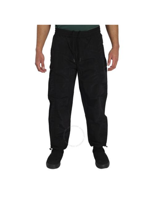 EMPORIO ARMANI Emporio Armani Men's Black Drawstring Trousers