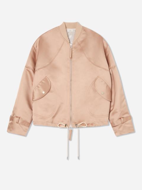 CO Sports Bomber in Duchess Satin