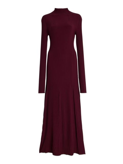 ADAM LIPPES Tabitha Dress burgundy