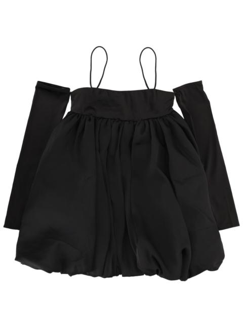 ROTATE MINI BUBBLE DRESS WITH GLOVES