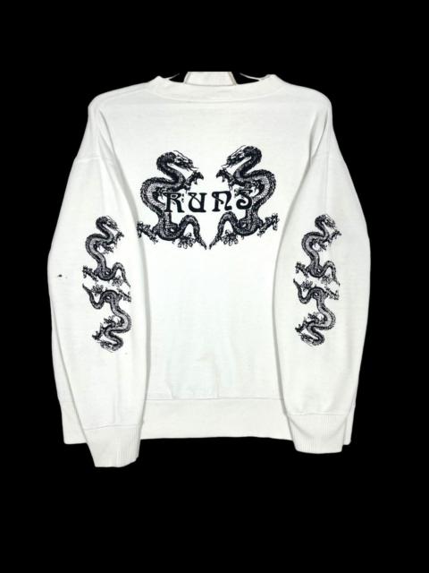 Other Designers Japanese Brand - Vintage Runs Dragons Sweatshirt Sweater Big Logo Dragon Runs