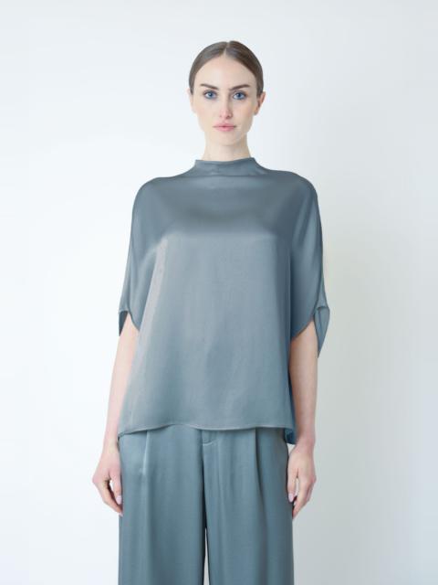 LAPOINTE Satin Cape Tee
