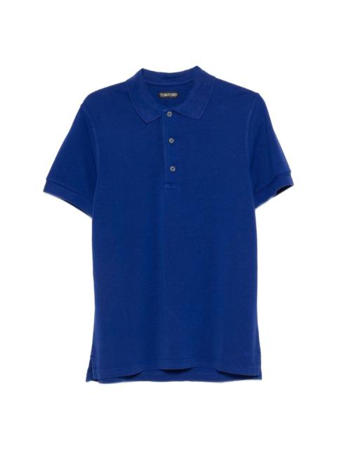 TOM FORD Cotton blend polo shirt