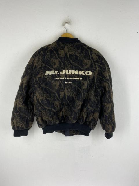 Other Designers Japanese Brand - Vintage Mr Junko Koshino Spell Out Wool Bomber Jacket