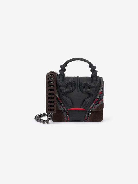 Roberto Cavalli Red And Black Bag With Snakes