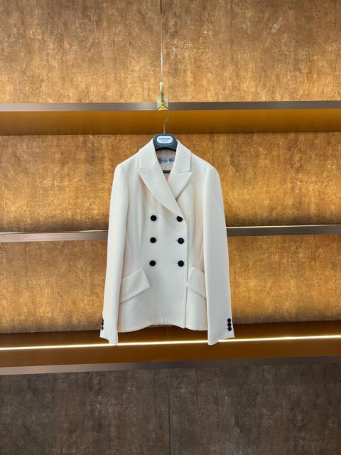 Dior Dior double-breasted suit blazer in white