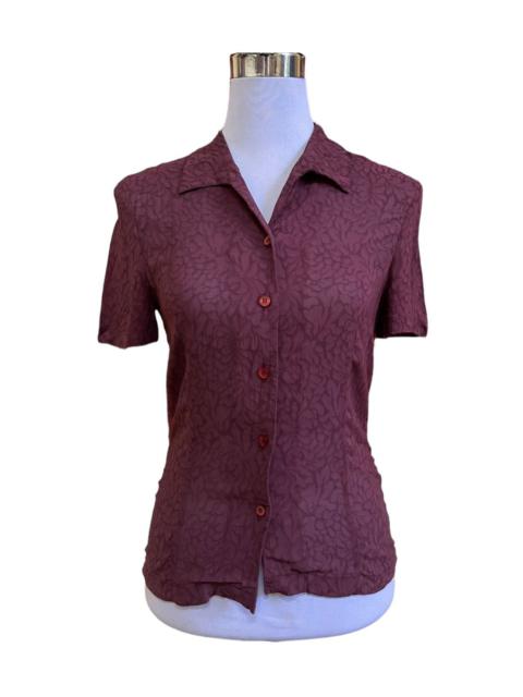 Other Designers Designer - Sui by Anna Sui Abstract 2in1 Blouse with Sleeveless Top