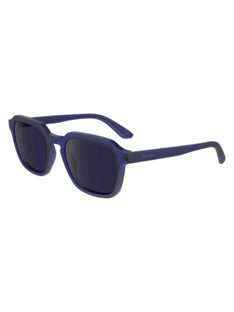 Other Designers Calvin Klein Blue Square Men's Sunglasses CK23533S 400 53