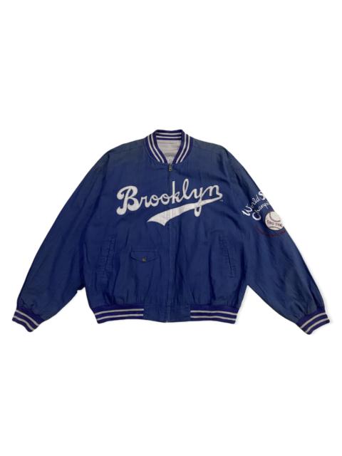 Other Designers Cooperstown Collection - Vintage 1995 Cooperstown Collection Mirage Reversible Baseball Jacket