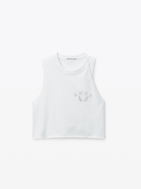 Alexander Wang Logo Muscle Tank