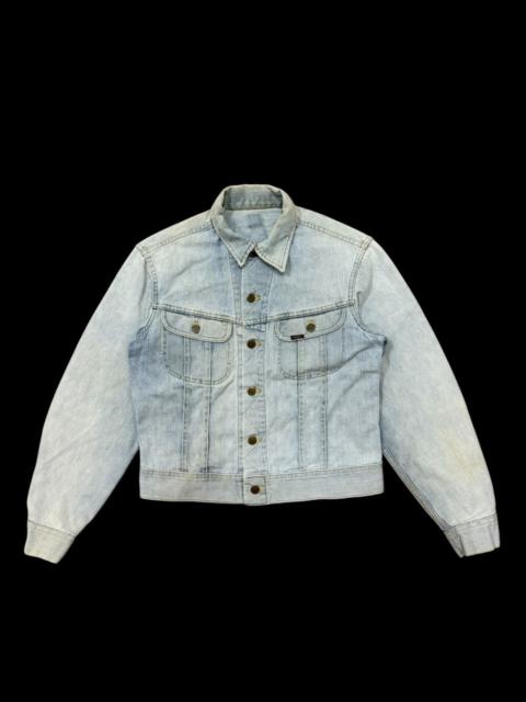 Other Designers 🔥Sun Faded🔥VINTAGE 90s LEE RIDER DISTRESSED DENIM JACKET