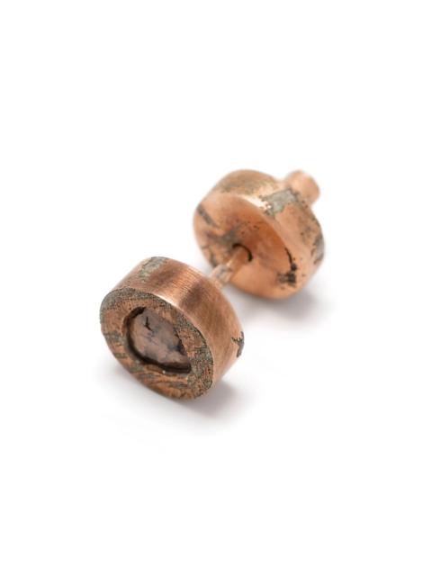 Parts of Four PARTS OF FOUR Stud Earring (0.2 CT, Tiny Faceted Diamond Slab, AMA+FCDIA)