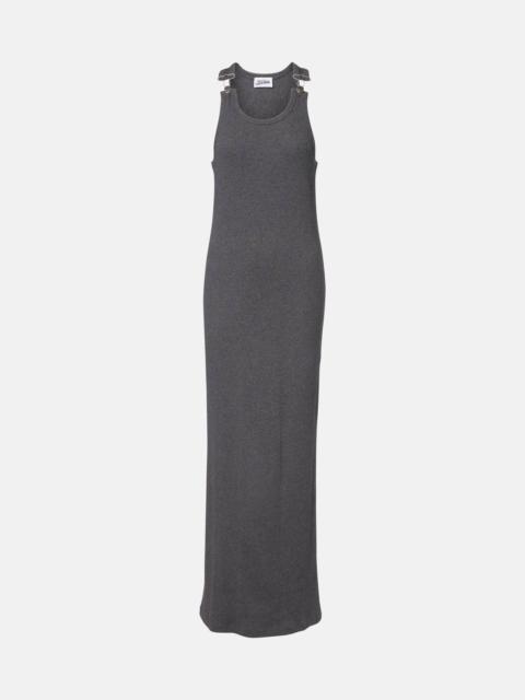 Jean Paul Gaultier Cotton jersey maxi dress