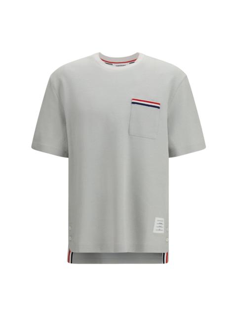 Thom Browne Thom Browne Short-sleeve Cotton-linen T-shirt