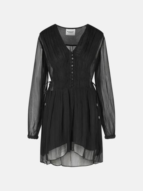 Isabel Marant Étoile 'LORIENA' BLACK VISCOSE DRESS