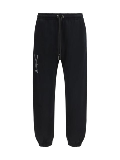 Off-White Off-White Men Big Double Arrow Cuffed Sweatpant