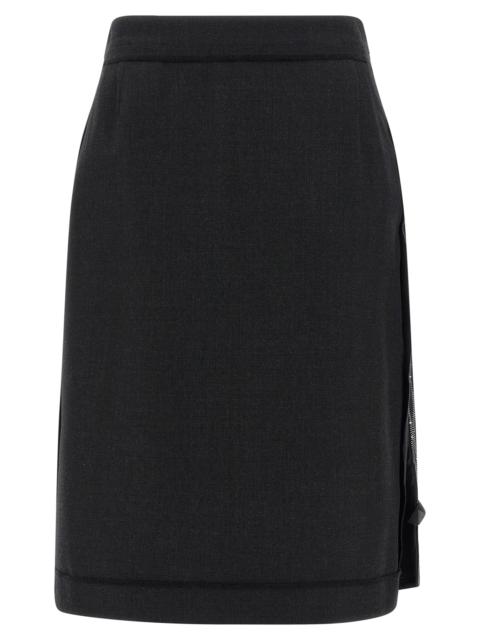 Maison Margiela Inside-Up Skirt Skirts Multicolor
