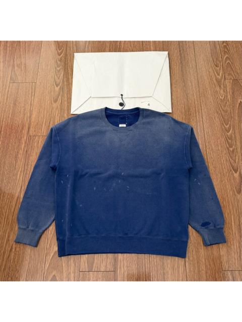 visvim VISVIM 26SS JUMBO SB SWEAT L/S CRASH — Garment-Dyed, Distressed Sweatshirt