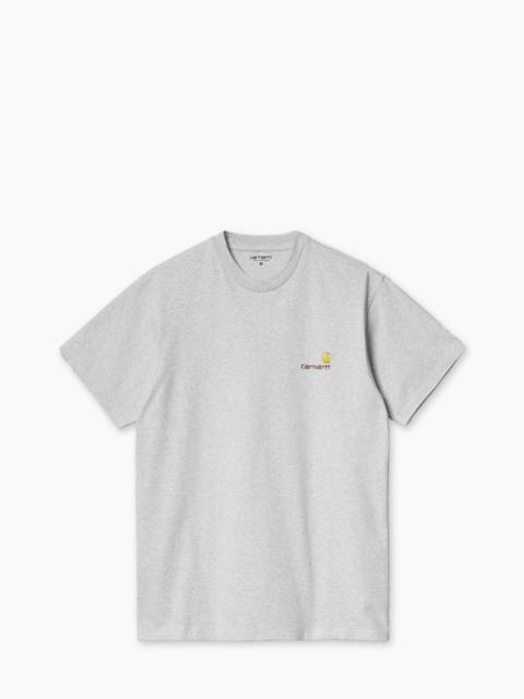 Carhartt CARHARTT WIP S/S AMERICAN SCRIPT T-SHIRT ASH HEATHER