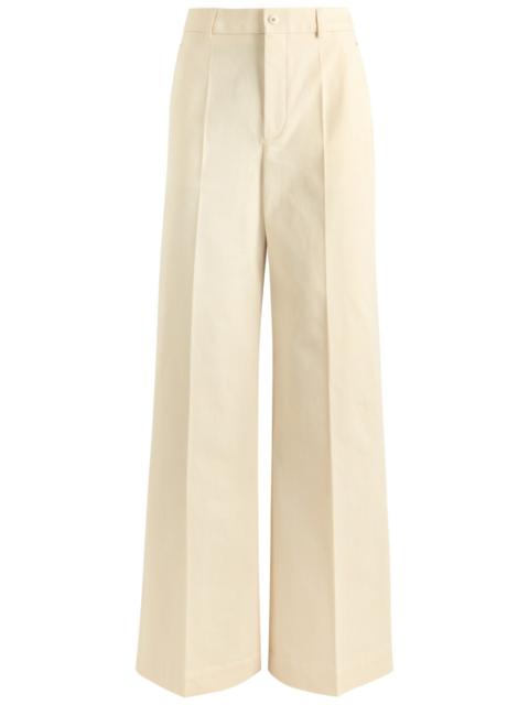 Moncler Moncler Wide-leg Twill Trousers