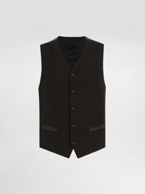 Dolce & Gabbana Wool and silk vest