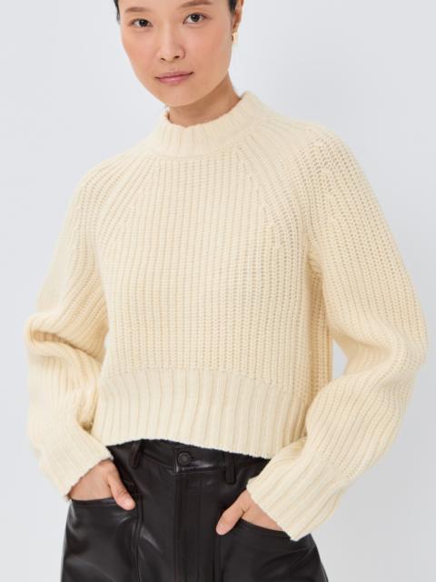 CO Cropped Crew Neck Pullover