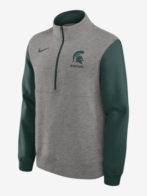 Nike Michigan State Club Men's Nike College 1/2-Zip Crew