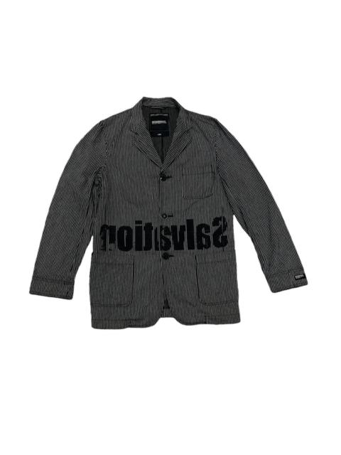 NEIGHBORHOOD Neighbourhood Hickory Stripe Salvation Suit Jacket Design