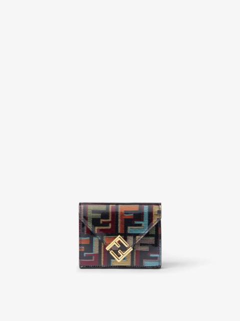 FENDI Fendi "diamonds Ff" Tri-fold Wallet