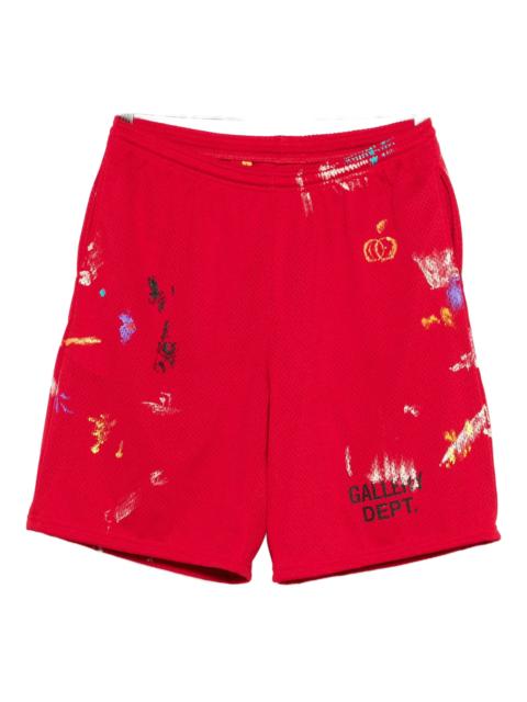 GALLERY DEPT. Gallery Dept. X Josué Thomas Paint-splatter Track Shorts
