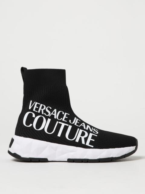 VERSACE JEANS COUTURE Versace Jeans Couture sneakers in stretch knit with printed logo