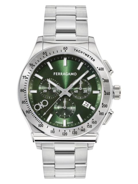 FERRAGAMO 1927 Chronograph Bracelet Watch, 42mm