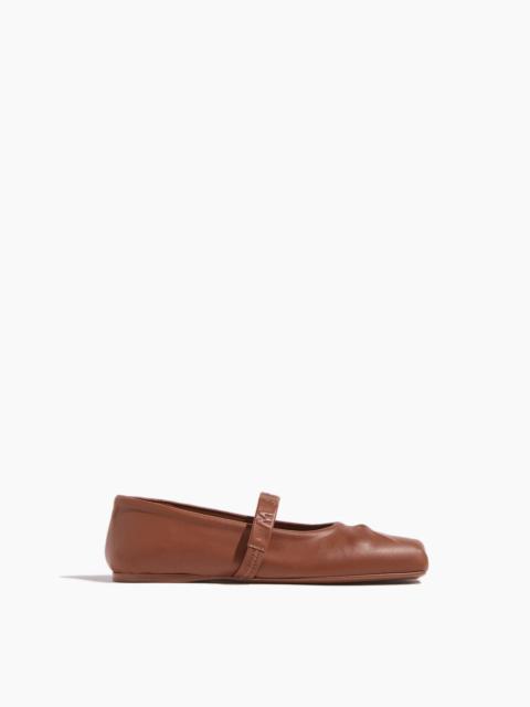 Marni Mary Jane Shoe in Wood