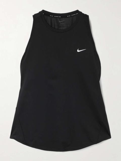 Swift mesh-paneled Dri-Fit tank Black