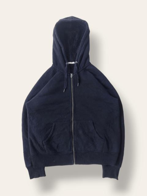 Other Designers GU by Uniqlo Sherpa Lined Zipper Hoodie