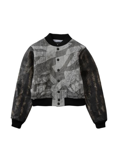 WHO DECIDES WAR NOTRE DAME VARSITY JACKET