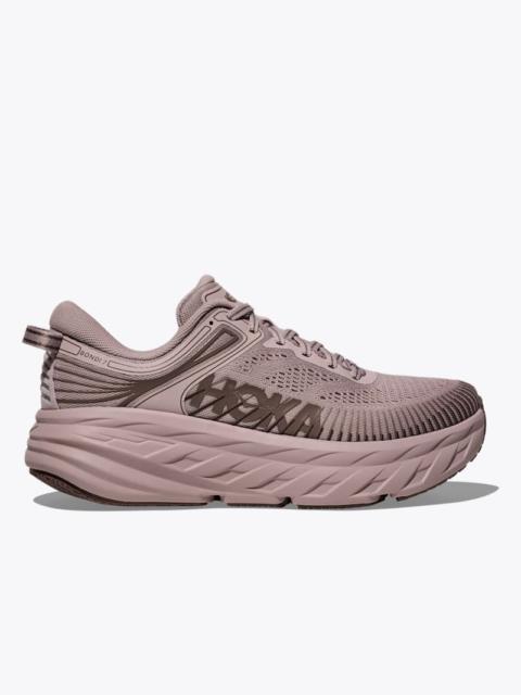 HOKA Women's Bondi 7 Shoes in Date Sugar/Date Syrup