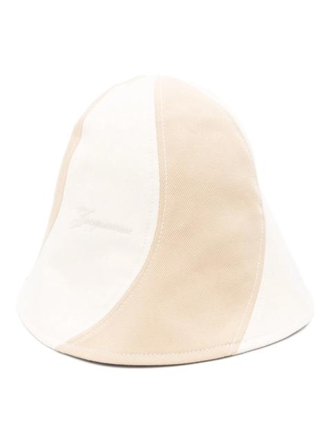 JACQUEMUS striped bucket hat