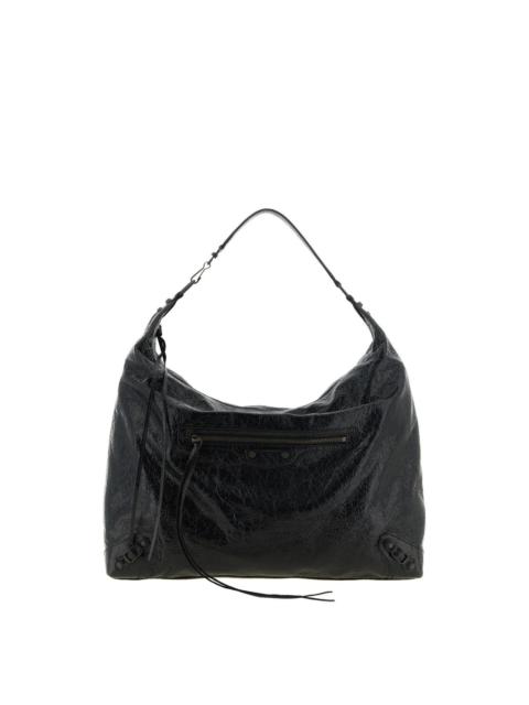 BALENCIAGA BALENCIAGA $2650 Le City Large Black Hobo Bag New & Authenti