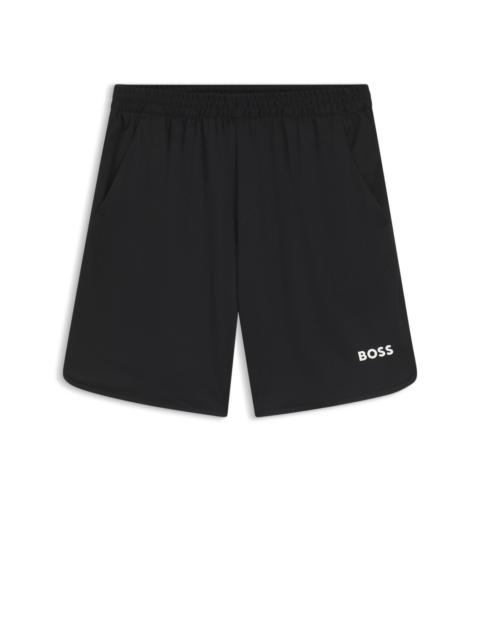 BOSS STRETCH SHORTS IN QUICK-DRY FABRIC