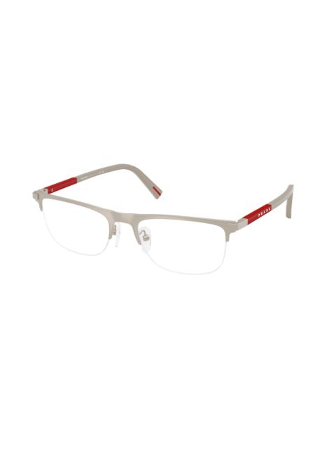 Prada Prada Linea Rossa Demo Rectangular Men's Eyeglasses PS 50RV 18X1O1 55