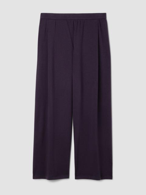 EILEEN FISHER Cozy Brushed Terry Hug Straight Pant